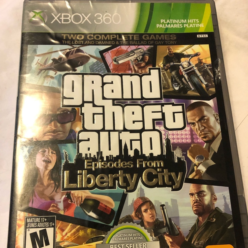 Grand Theft Auto: Episodes From Liberty City Microsoft Xbox 360 Complete CIB GTA